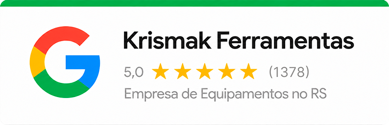 Avaliação Google — Krismak Ferramentas